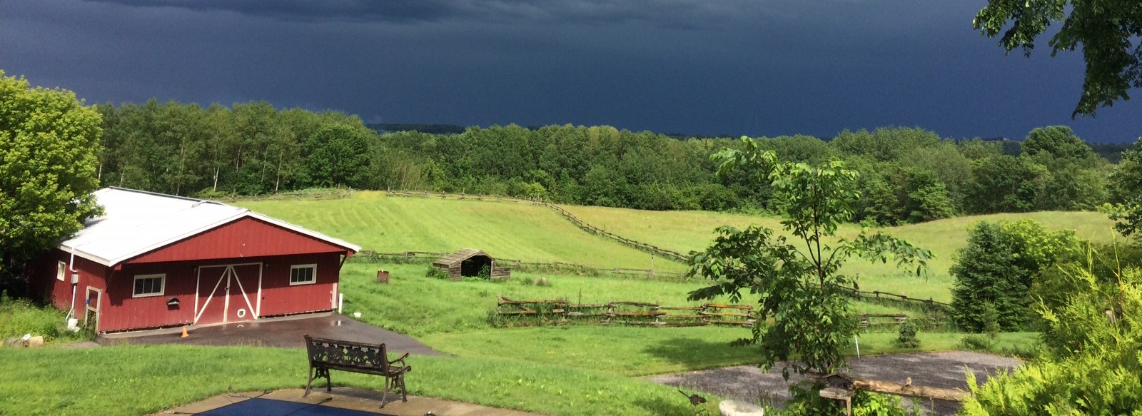 Barn and open space