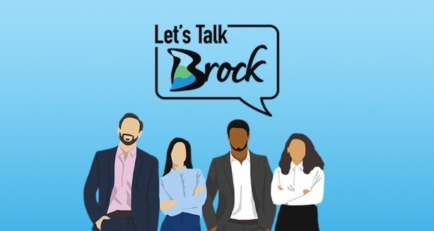 Let's Talk Brock Logo 