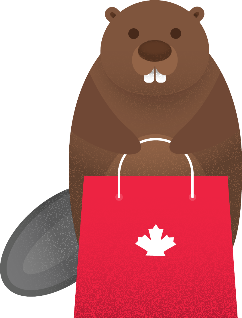 Canada day beaver