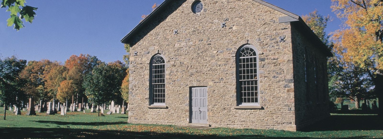 Old Stone House with cemetery