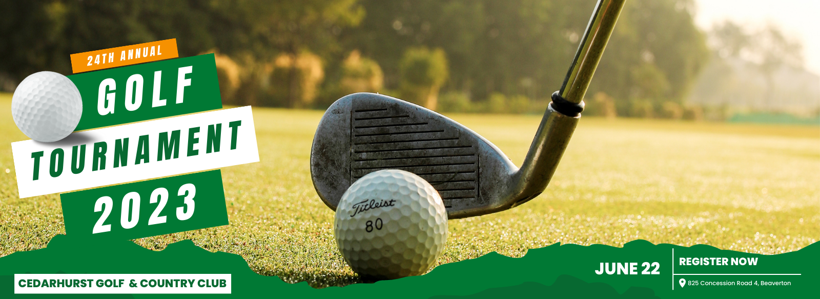 Brock Golf Tournament graphic