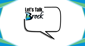 Lets talk Brock in a conversation bubble