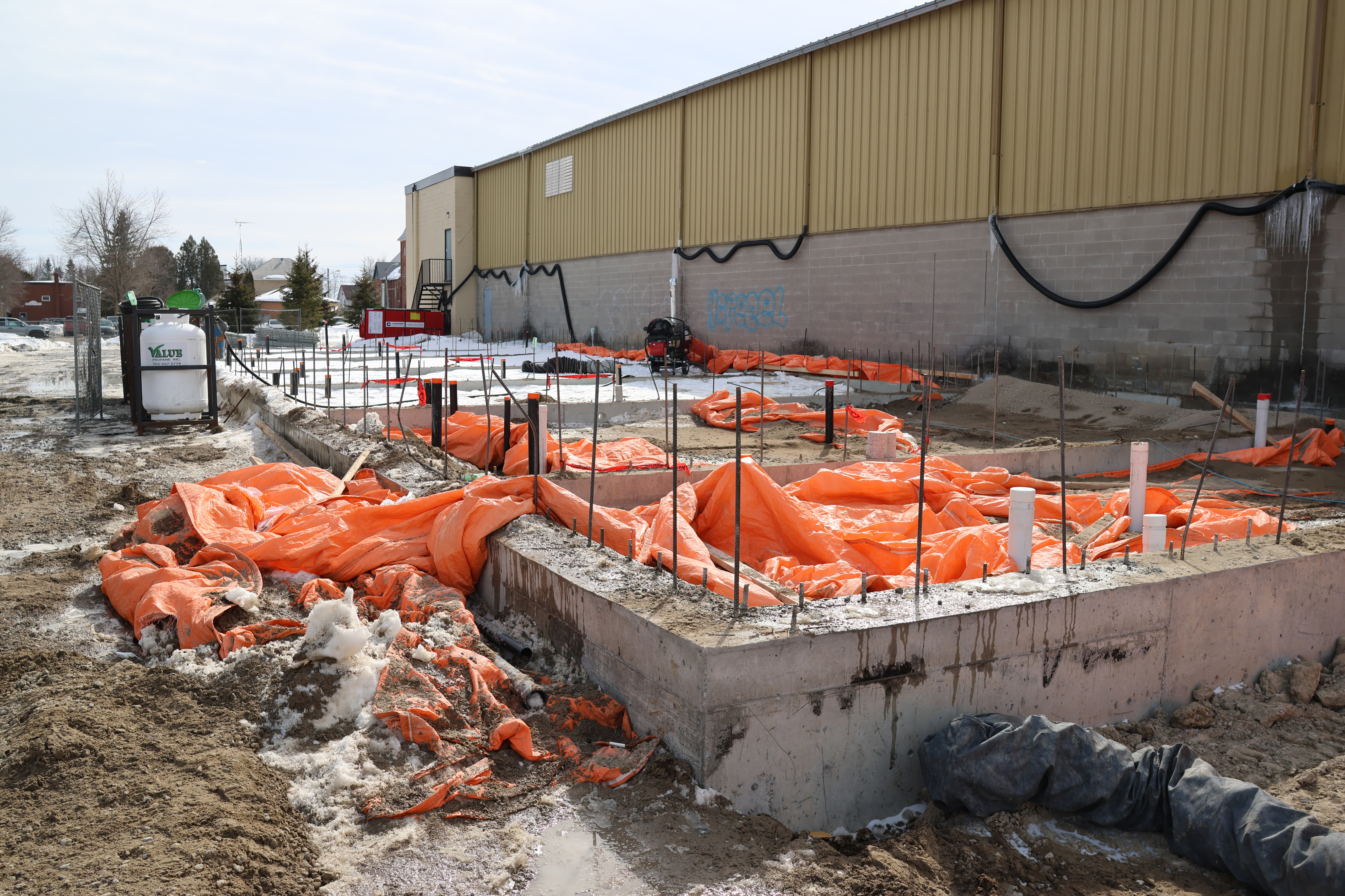 March update Exterior building